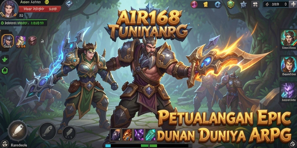 Tampilan menakjubkan dari gameplay ARPG AIR168 yang memukau.