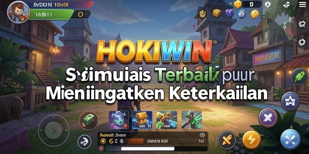 Tangkapan layar menunjukkan gameplay mendetail HOKIWIN yang menarik.